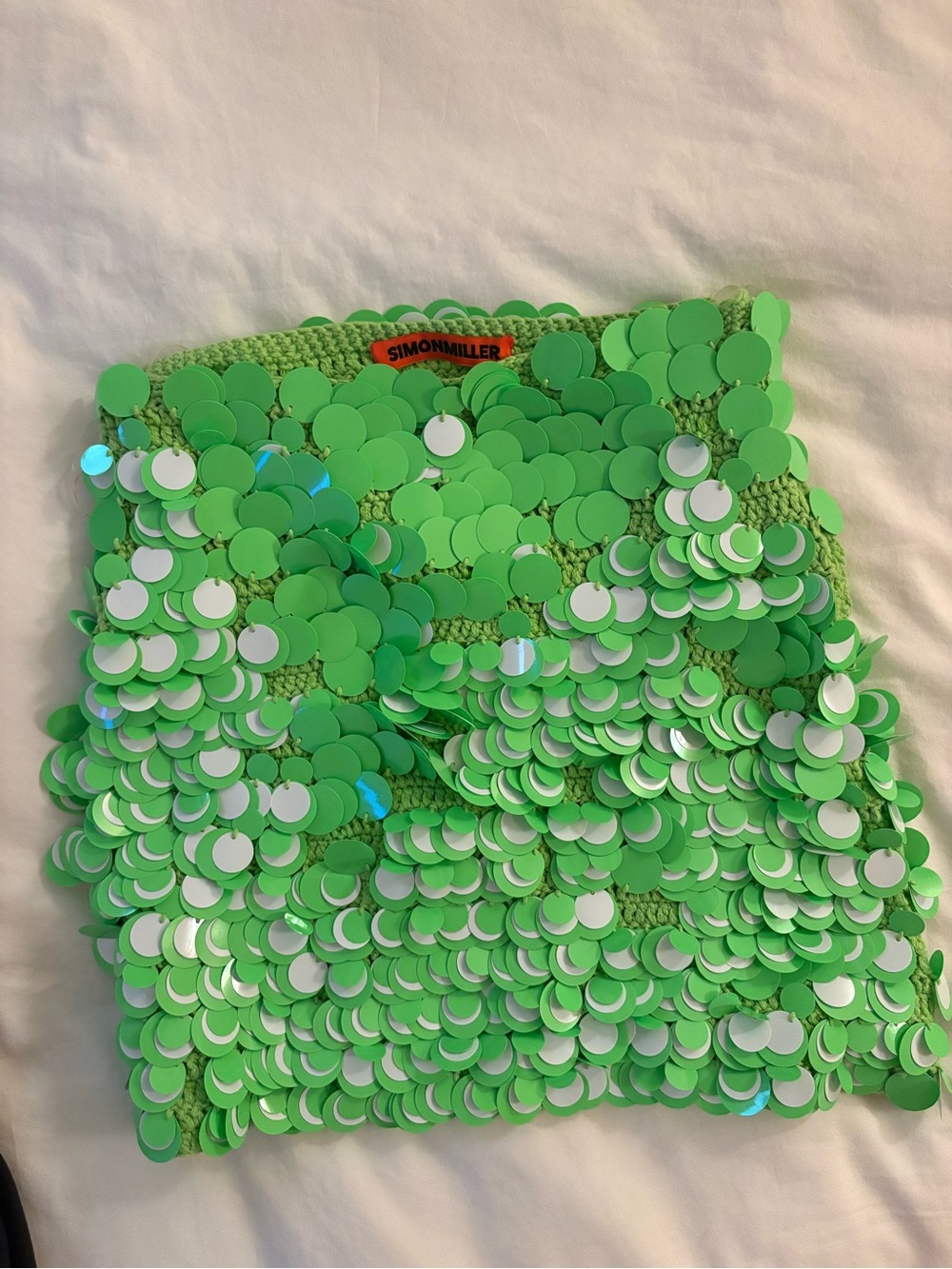 Simon Miller Green Sequin Women’s Skirt
